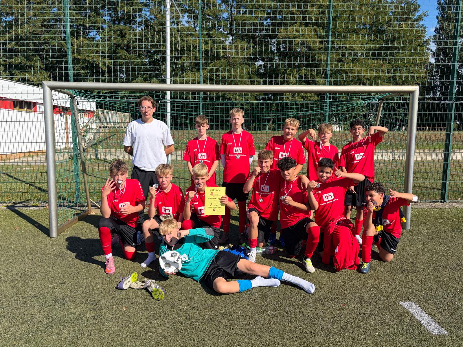 Jungen der U15 belegen beim Stadtfinale im Fußball den 2. Platz - 23.09.2026